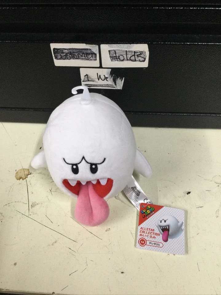 Peluche Oficial Nintendo Sanei Super Mario Bros All Stars Collection Boo Ghost 7" Foto 1 de 1