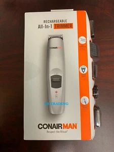 CONAIR MAN Rechargeable Cordless All-In-1 Hair Beard Trimmer Detail Foil Shaver - Picture 1 of 4