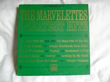 LP vinyle THE MARVELETTES "Greatest Hits" stéréo sur Tamla TS-253 très bon +