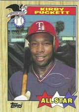 KIRBY PUCKETT 2003 Topps All-Time Fan Favorites Vintage Embossed #171 87 AS/478