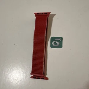 Apple Watch Sport Loop 44mm (42/45/49) Genuine OEM (PRODUCT) Red Used - Picture 1 of 8