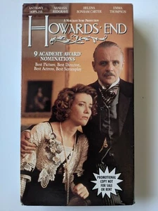 Howard's End (VHS) RARE FULL-LENGTH SCREENER ANTHONY HOPKINS ROMANCE ❤️🔥 - Picture 1 of 9