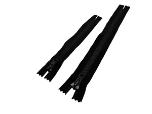 YKK Black Vislon Close Ended Zipper- Jeans Trousers Fly, Pockets, Dresses, Bags - Picture 1 of 11