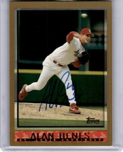1998 Topps Alan Benes Auto St. Louis Cardinals #387 Signed IP - Picture 1 of 2