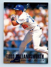 1996 Fleer Los Angeles Dodgers Todd Hollandsworth Los Angeles Dodgers #9