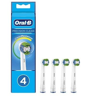 Oral-B Precision Clean Braun Replacement Electric Toothbrush Heads 4 Pack UK • 8.54£