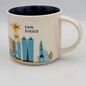 Starbucks You Are Here SAN DIEGO 14 oz Coffee Mug 2015 Great Condition - Picture 1 of 11