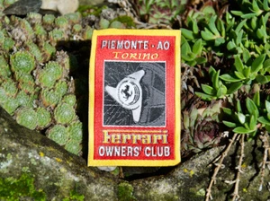 VINTAGE AUTOMOBILE CAR CLUB PATCH / BADGE # FERRARI OWNERS CLUB TORINO ITALY - Picture 1 of 2