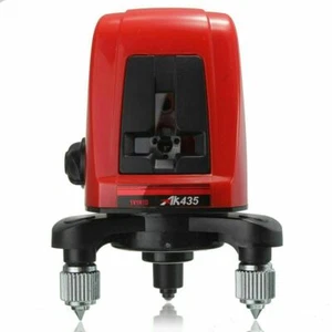  AK435 red 360 Degree Self-leveling Cross Laser Level Meter 2 Line 1 Point 635nm - Bild 1 von 9