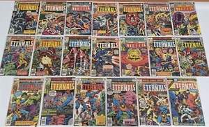 THE ETERNALS #1-19 MARVEL COMIC FULL RUN LOT 3 5 1st Sersi HI GRADE Avg VF+ 8.5 - Picture 1 of 6