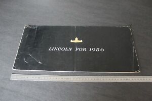 (24) Large brochure LINCOLN for 1956