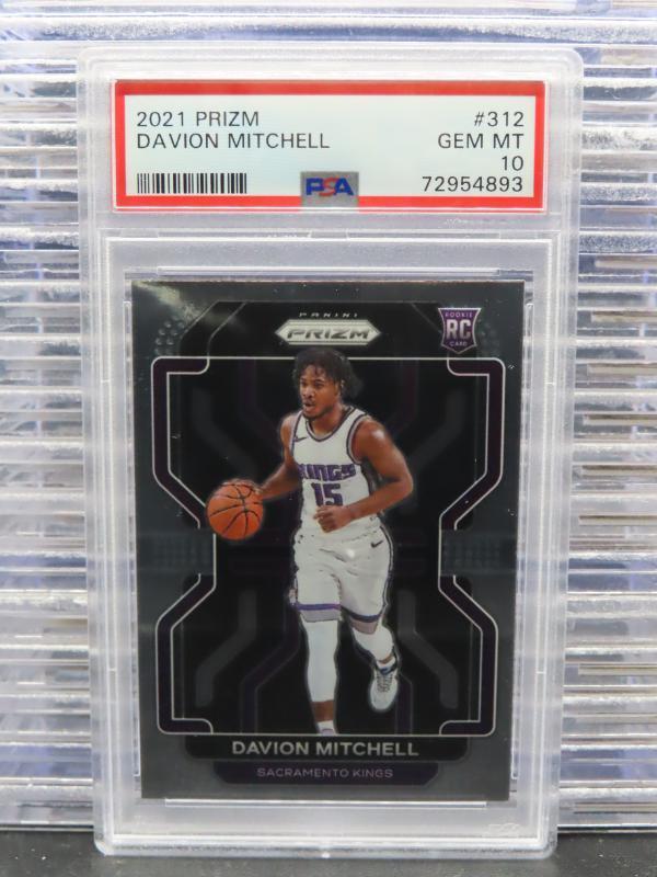 2021-22 Prizm Davion Mitchell Rookie Card RC #312 PSA 10 Kings