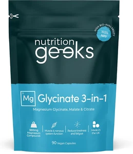 Magnesium Glycinate 3-In-1 Complex 1800Mg Magnesium Supplements High Absorption - Picture 1 of 7