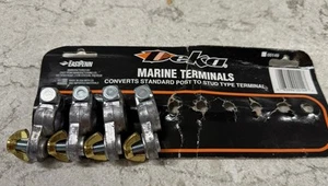 00149 Deka Marine Battery Post Terminals With 5/16 Stud & Wing Nut -Qty 2pcs - Picture 1 of 7