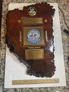 RARE! Brigadier General Redwood Plaque-93rd Bombardment Wing -12th Air Command - Picture 1 of 24