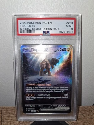 Ting-Lu ex 263/193 Sv02: Paldea Evolved Holo Special Illustration Rare PSA 9 - Image 1 of 2