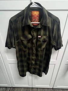Dixxon Flannel Company The Corps Green Plaid Short Sleeve Mens Medium - Picture 1 of 5
