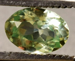 3,80 cts. Natürlicher Kupfer tragender Paraiba Turmalin Ovalschliff zertifizierter Edelstein - Bild 1 von 4