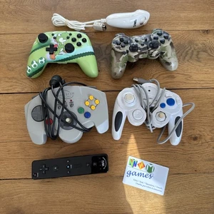 Lot Manettes Non Testée HS - Nintendo Sony N64 Gamecube Wii Switch PS3 - Imagen 1 de 18
