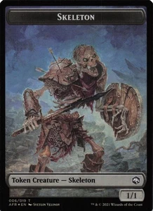 Lost Mine of Phandelver // Skeleton Double-Sided Token T Adventures in the Forgo - Picture 1 of 2