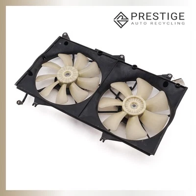 2004-2006 LEXUS ES330 Radiator Dual Cooling Fan Motor w/ Shroud 16711-20140 Foto 1 de 4