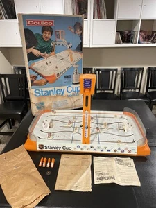 Vintage Coleco NHL Stanley Cup Tischhockey Spiel Boston vs New York - Bild 1 von 24