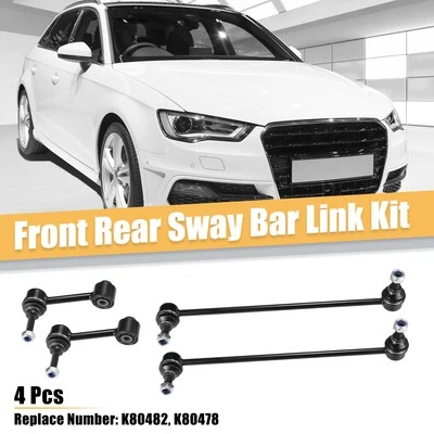 Barra estabilizadora delantera trasera izquierda 4 piezas para Audi A3 06-13 NºK80482/K80478 Foto 1 de 4