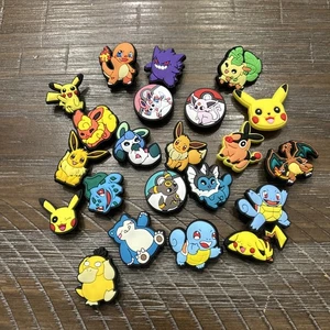 Lot Of 22 Pokemon Croc Charms Shoe Charms - Picture 1 of 7