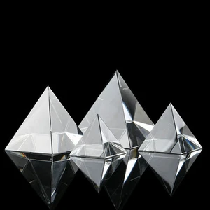 Crystal Pyramid Rainbow Prism, Optical Glass Pyramid, Prism Rainbow - Picture 1 of 16