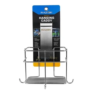 Razor Griddle Hanging Caddy Tool Organizer Stainless Steel With 3 Hanging Hooks - Picture 1 of 5