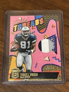 2025 Donruss Elite Terrell Owens #TT-TOS Throwback Threads Patch /49 Cowboys - Picture 1 of 3