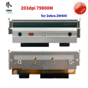203DPI 79800M Druckkopf für Zebra ZM400 Barcode beschichteter Etikettendrucker - Bild 1 von 8