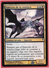 Spectrum of the Blizzard foil coldsnap blizzard specter cold wave spanish mtg