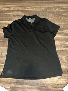 Nike Dri Fit Golf Damen Polo XL schwarz #JJ - Bild 1 von 4