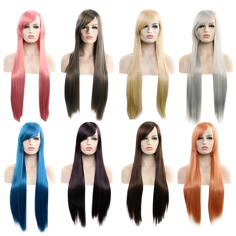 Peluca completa de 31"" de cabello sintético resistente al calor personalizada para mujer Foto 1 de 1