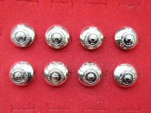 LOTE DE 8 BOTONES TÚNICOS ANODIZADOS DEL EJÉRCITO BRITÁNICO LOTE DE 18 MM 14. - Imagen 1 de 1