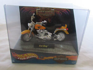 Brand New Harley Davidson Fat Boy Motorcycle Hot Wheels F661161 89461 Figure