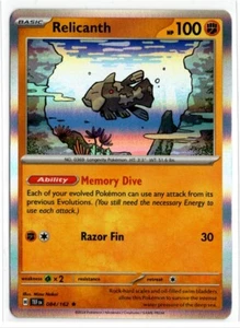 Pokemon Temporal Forces Holo Rare 084/162 Relicanth - Picture 1 of 1