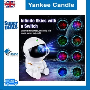 Star Projector Galaxy Night Light Astronaut Space Projector Starry Nebula Ceilin - Picture 1 of 6