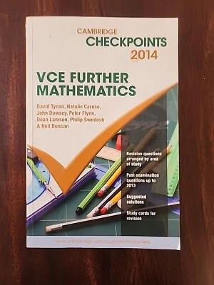 Cambridge Checkpoints VCE Further Mathematics 2014 by David Tynan, Philip... - Image 1 of 4