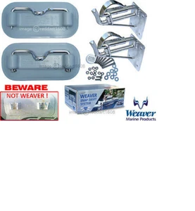 MARINE Weaver Snap Davit Kit (Grey) RBD100 for Inflatable Dinghy Transom Fit - Picture 1 of 1