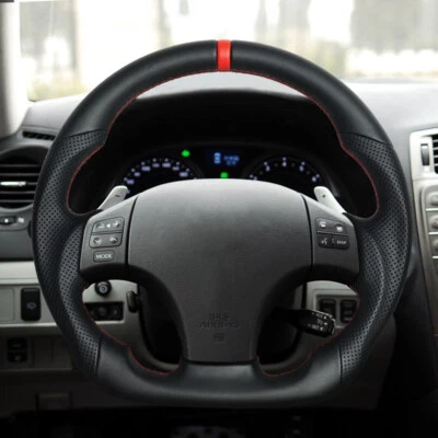 Vollleder Sport-Flachlenkrad für Lexus IS 250 300 350 2006-2012 Rote - Bild 1 von 4
