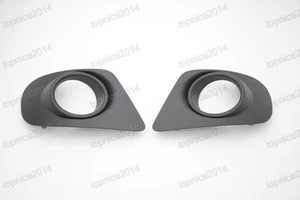 2pcs Front Bumper Fog Light Hole Cover Bezel Pair For Fiat Freemont - Picture 1 of 2