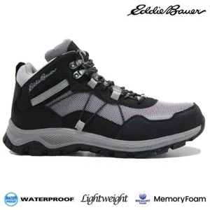 MENS WALKING HIKING MEMORY FOAM CASUAL WATERPROOF WINTER ANKLE BOOTS TRAINERS - Picture 1 of 25