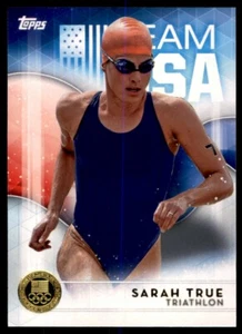 2016 Topps Equipo Olímpico de Estados Unidos Oro Sarah True Triathlon #41 - Imagen 1 de 2