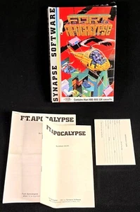 Fort Apocalypse (Atari 400 800, 1982) Synapse Software Box & Manual Only - Picture 1 of 5