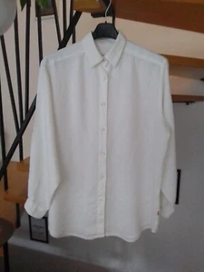 Leinenlongbluse NEUWERTIG Gr. 46 - Bild 1 von 5