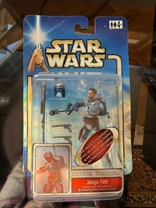 Jango Fett Star Wars Attack of The Clones Action Figure New 2002 - Picture 1 of 2