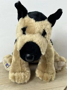 Ganz Webkinz Pastor Alemán Cachorro Perro HM146 Peluche Animal 8" Sin Código Juguete - Imagen 1 de 12