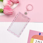 Cute Acrylic Transparent Card Holder 3 Inch Kpop Photocard Photo Protector